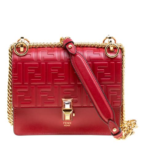 fendi angry side face bags|fendi designer handbags red.